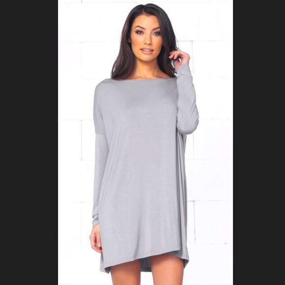 Piko 1988 Navy Blue Long Sleeve Tunic Dress M - Picture 2 of 5